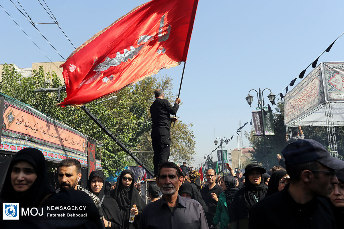 پیاده‌روی جاماندگان اربعین حسینی در تهران