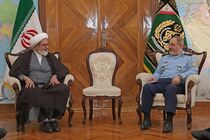 وزیر دفاع با رئیس سازمان قضایی نیروهای مسلح دیدار کرد