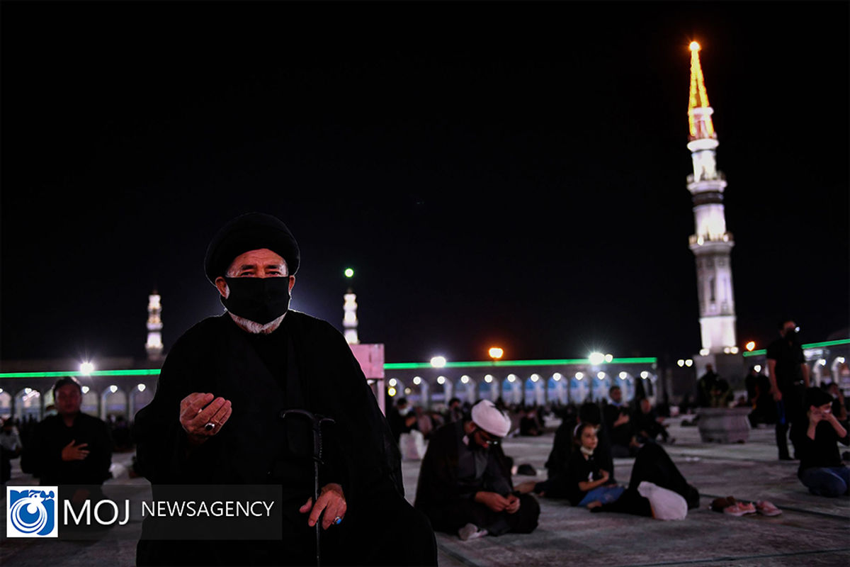 عزاداری شب ششم ماه محرم در مسجد مقدس جمکران
