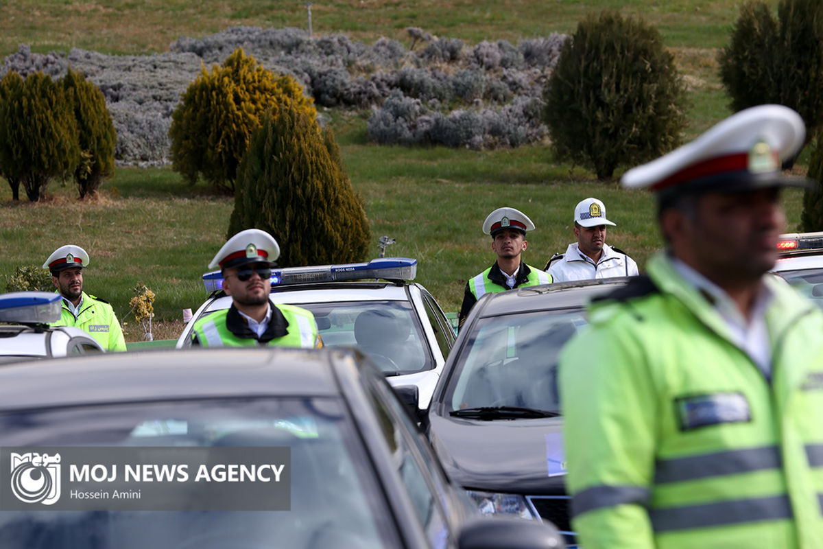 رزمایش طرح نوروزی پلیس راهور و دستگاه‌های خدماتی