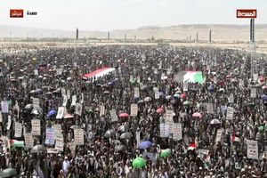 برگزاری ۴۰ راهپیمایی همبستگی با غزه در استان صعده یمن