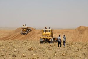 بهره‌برداری طرح پخش سیلاب شانق شهرستان اراک