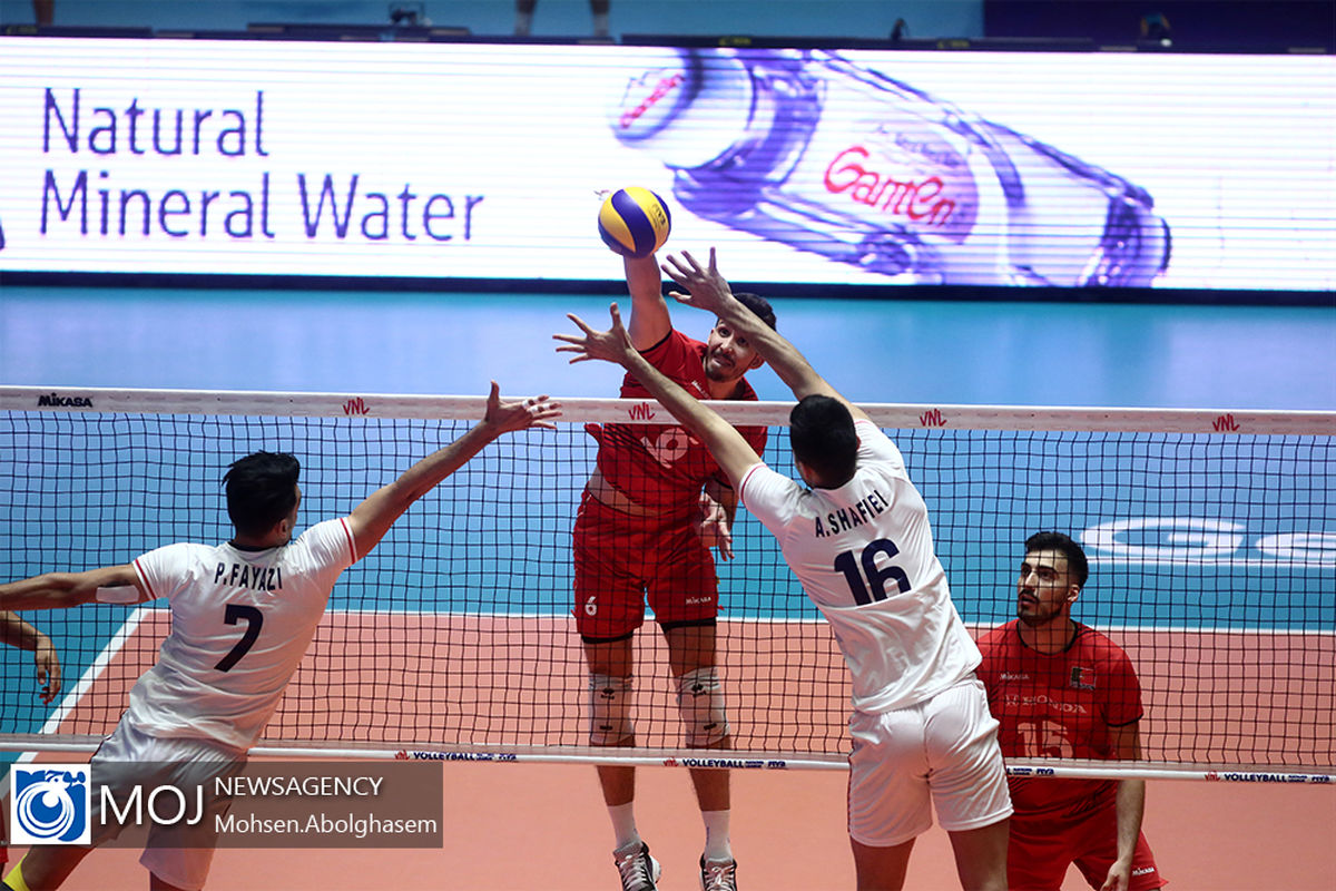 دیدار تیم های ملی والیبال ایران و پرتغال