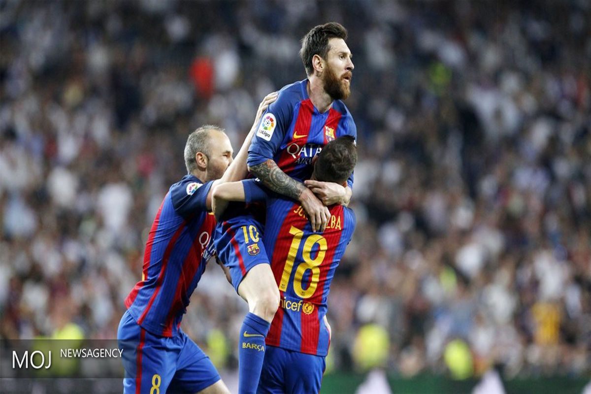 دیدار تیم های فوتبال رئال مادرید و بارسلونا‎  