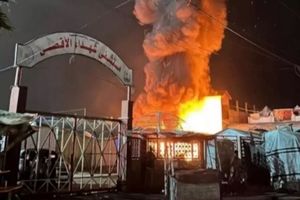 جنگنده‌های اسرائیل محوطه بیمارستان شهدای الاقصی را هدف قرار دادند