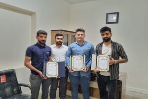 تقدیر از گروه جهادی الف دزفول(قهرمانان متروپل) انجام شد