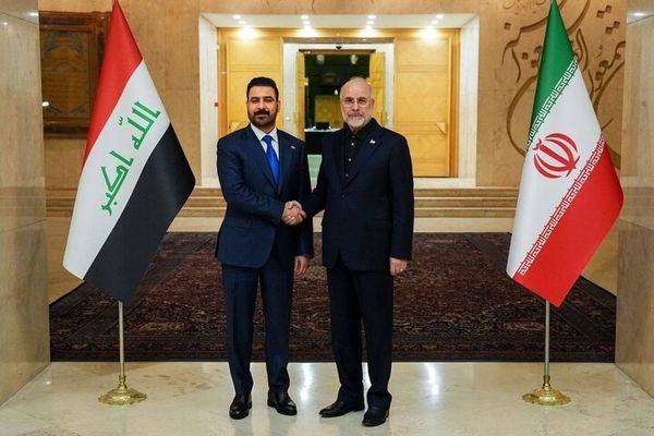 نخست‌وزیر عراق با رییس مجلس کشورمان دیدار کرد
