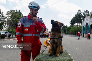 مانور امداد و نجات هلال احمر