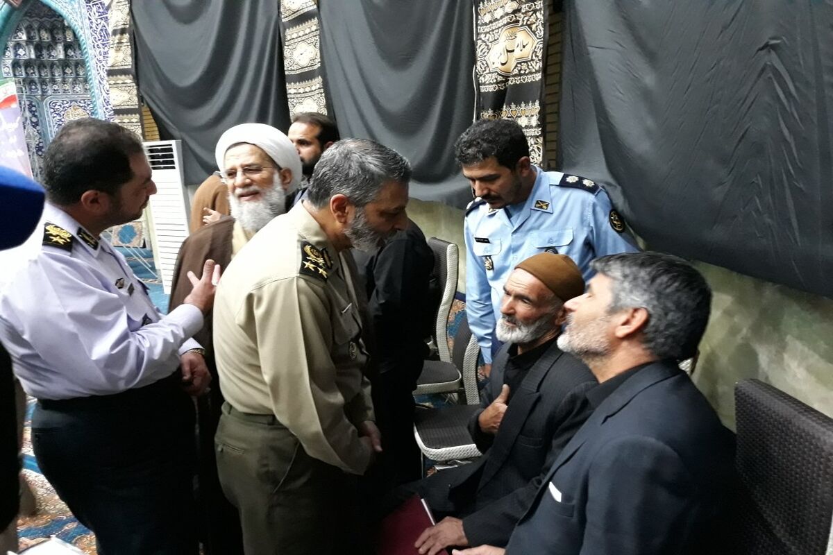 مراسم بزرگداشت شهدای ارتش در حادثه تروریستی اهواز