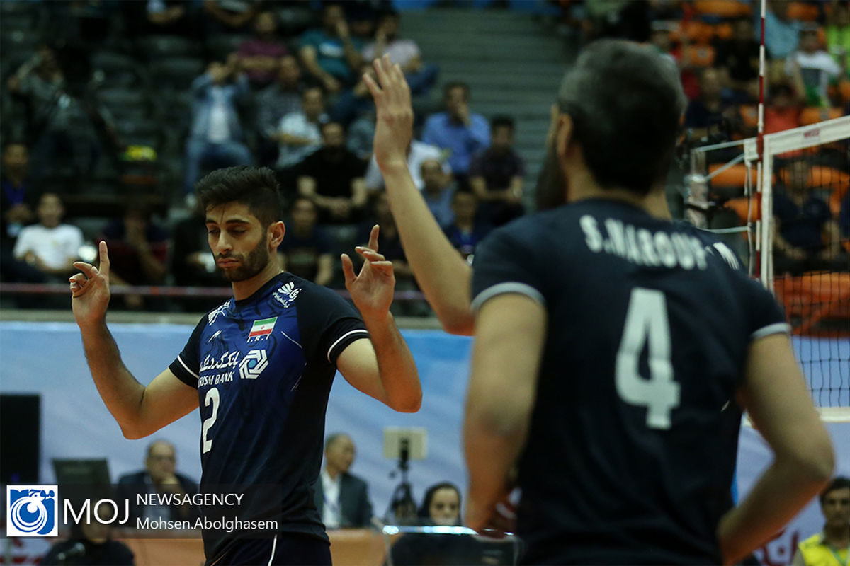 دیدار تیم های ملی والیبال ایران و استرالیا