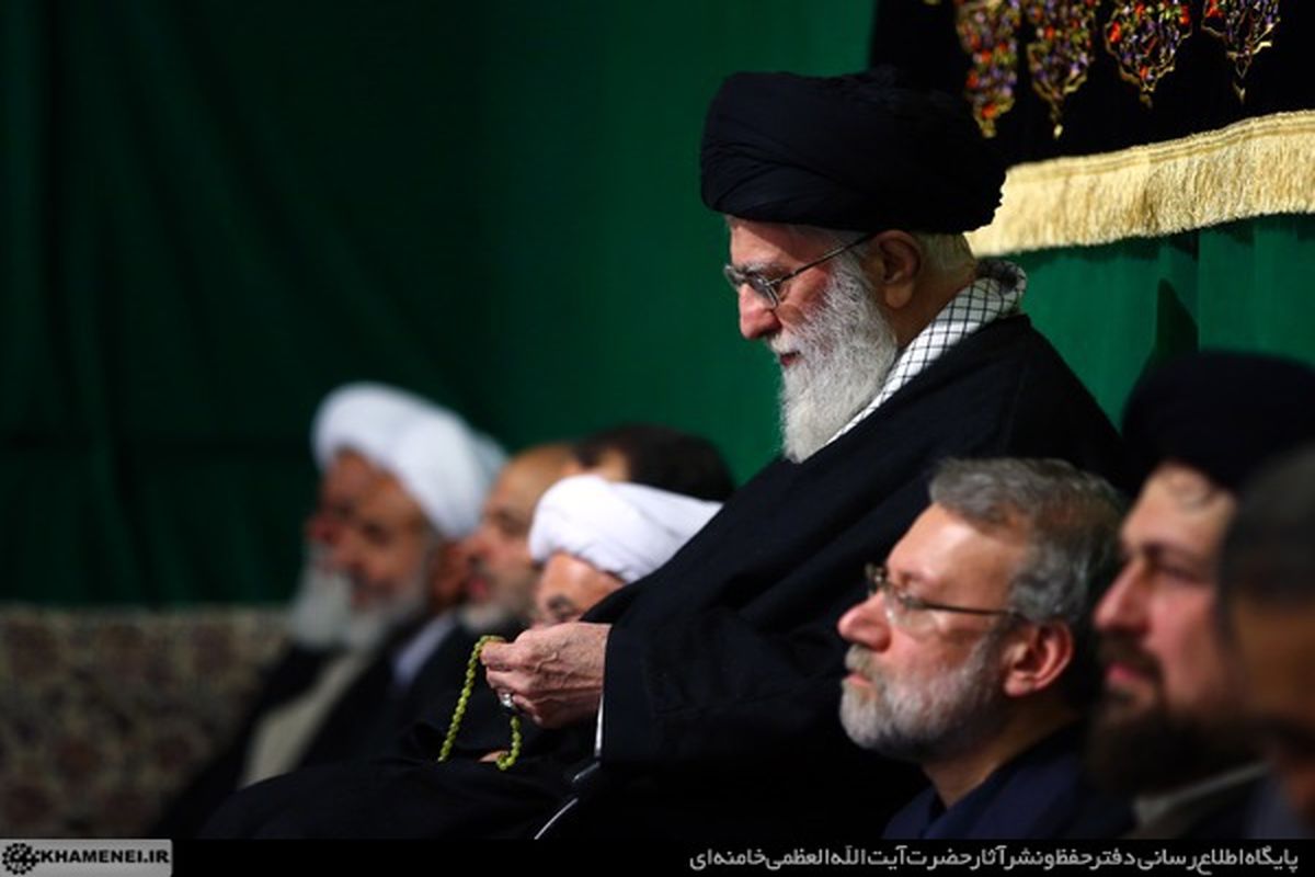 مراسم عزاداری حضرت فاطمه با حضور رهبر