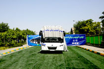 رونمایی از اولین اتوبوس برقی کشور در مشهد