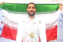 امیرحسین زارع هشتمین مدال طلای کاروان ایران در بازی‌های آسیایی ناشنوایان را کسب کرد
