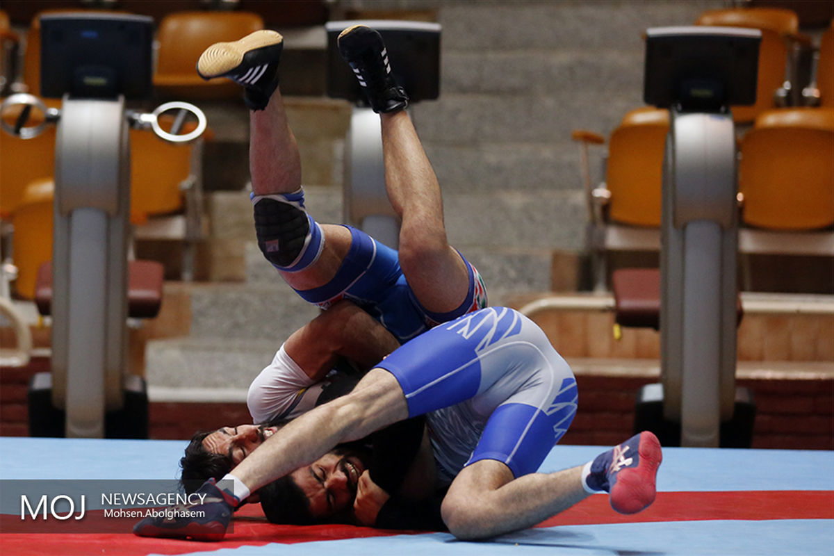 تمرین تیم ملی کشتی فرنگی 