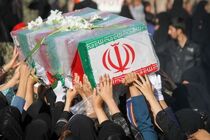 پیکر شهید تازه تفحص شده در کاشان تشییع شد