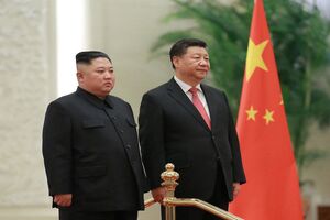 رئیس جمهور چین وارد کره شمالی شد