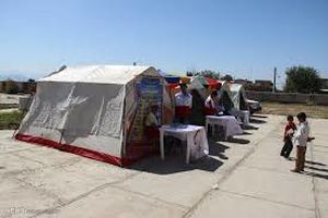 حضور سومین کاروان سلامت استان همدان در سرپل ذهاب