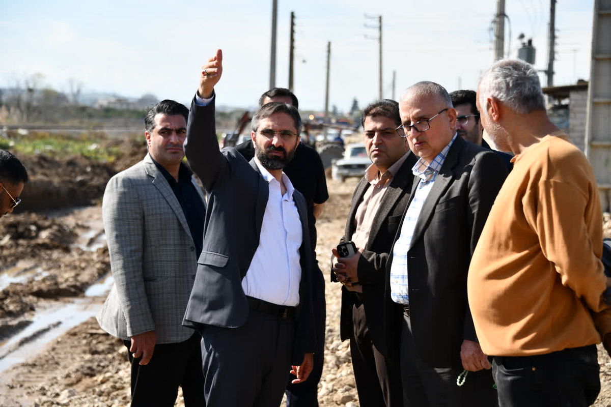 بازدید شهردار ساری از پروژه های عمرانی