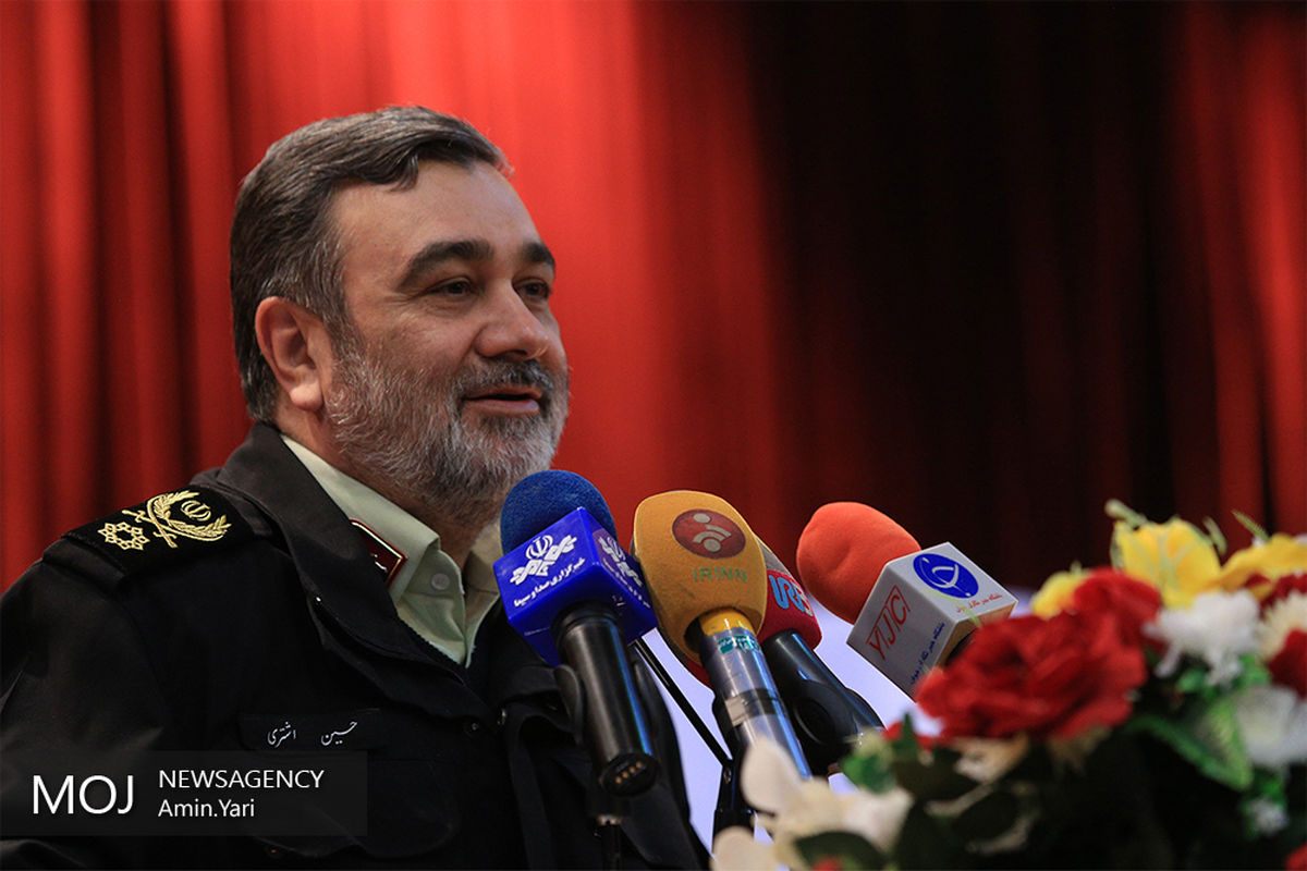 سردار حسین اشتری فرمانده نیروی انتظامی