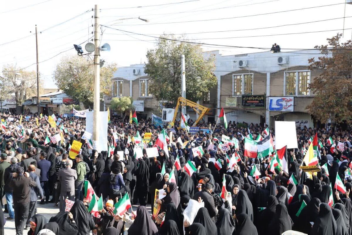 راهپیمایی مردم کرمانشاه
