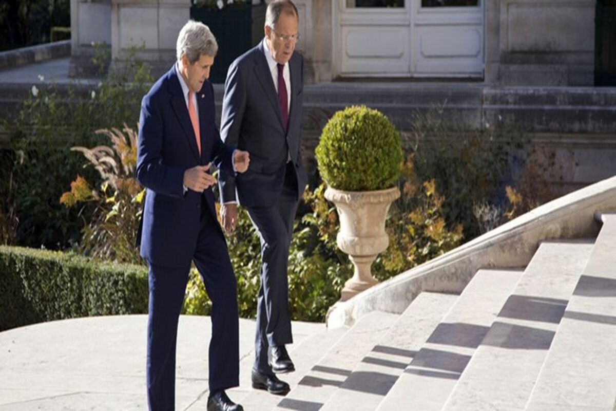 دیدار جان کری و لاوروف 