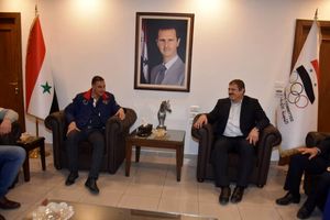 دیدار عباس جدیدی با رییس کمیته المپیک سوریه