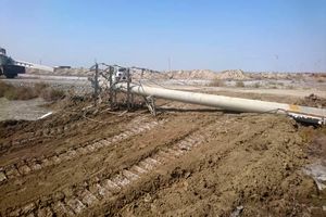 توفان 20 میلیارد ریال به تاسیسات برق شهرستان جاسک خسارت زد 