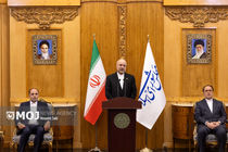 مراسم استقبال از رییس مجلس شورای اسلامی بعد از سفر به آذربایجان