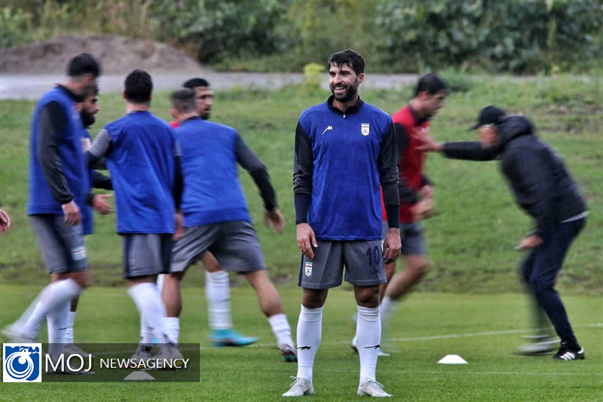تمرین تیم ملی فوتبال