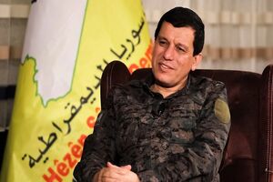 دیدار فرمانده نیروهای« قسد» سوریه با مسعود بارزانی