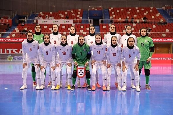 فوتسالیست‌های خانم ایران در جام ملت‌های آسیا مساوی کردند