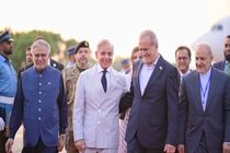 غرس یک نهال درخت توسط پزشکیان در کاخ نخست‌وزیری پاکستان + فیلم