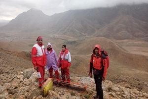 امدادرسانی به فرد سقوط کرده از ارتفاعات کوه لاگرگ