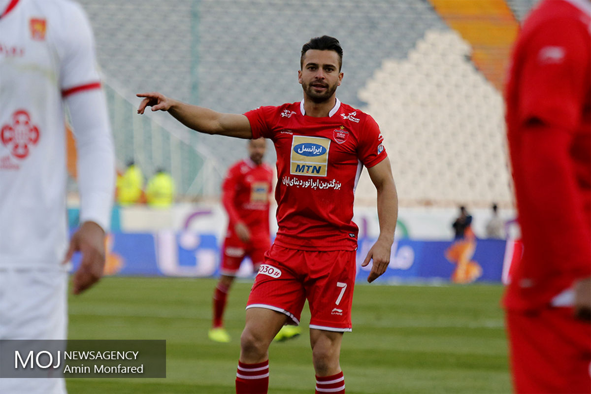 دیدار تیم های فوتبال پرسپولیس و پدیده مشهد/سروش رفیعی