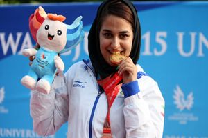 نجمه خدمتی سهمیه المپیک 2020 توکیو را به دست آورد