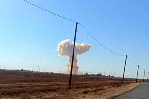 انفجار مهیب در نزدیکی سیلوهای عامر الحسکه سوریه رخ داد