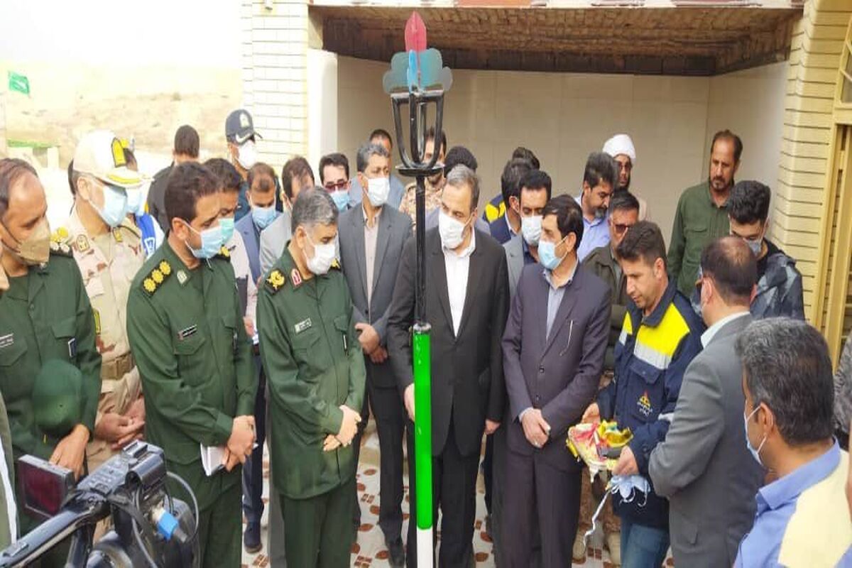 افتتاح طرح گازرسانی