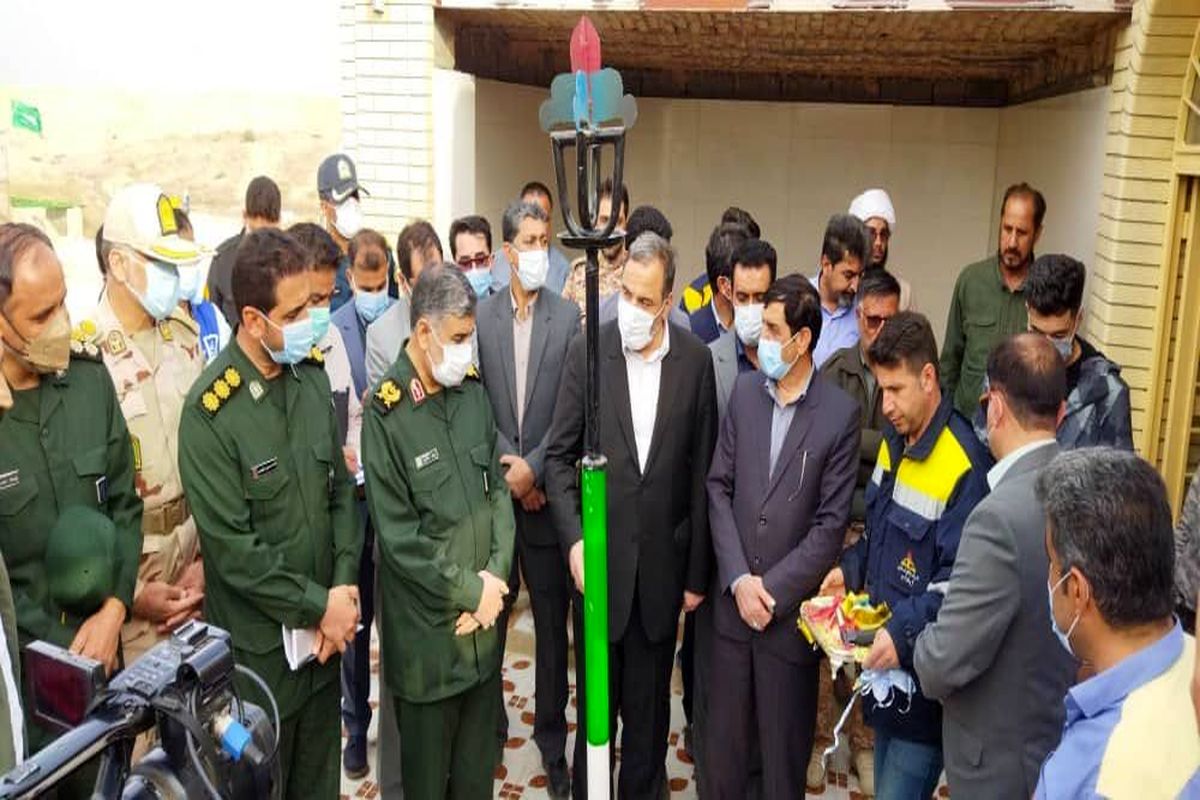 افتتاح طرح گازرسانی