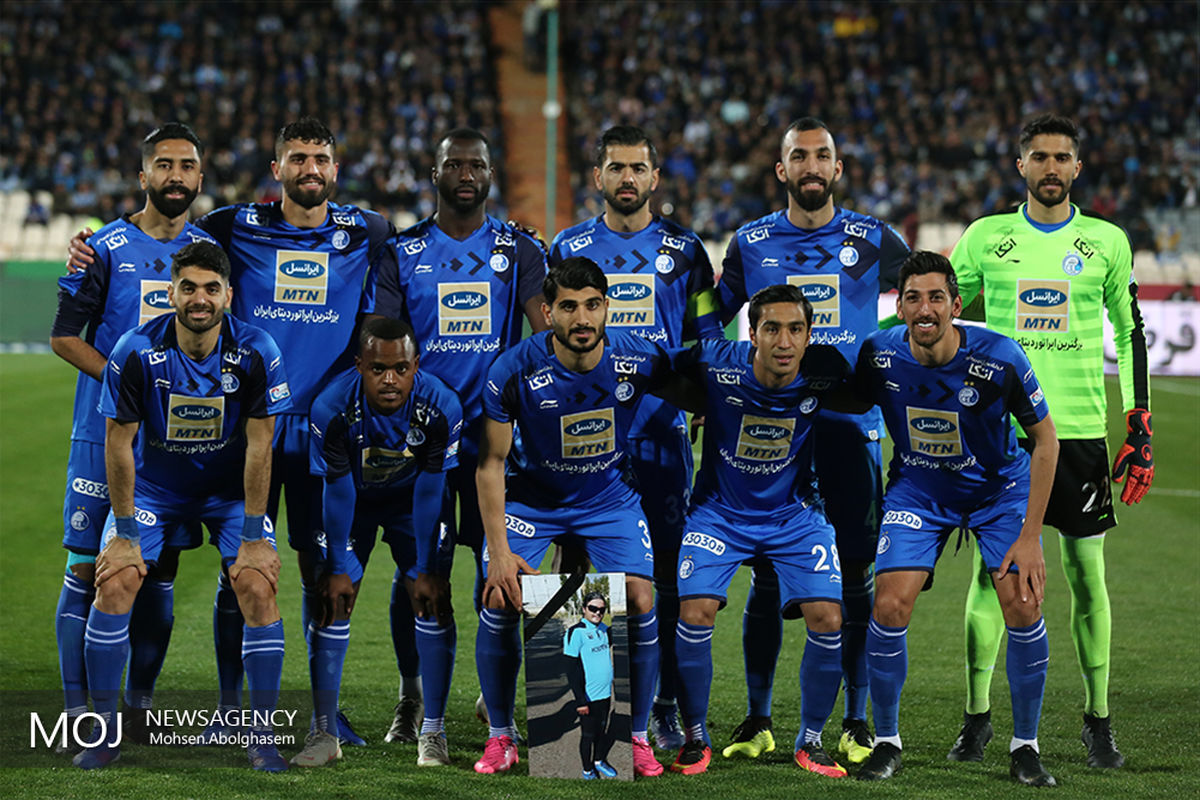 دیدار تیم های فوتبال استقلال تهران و نساجی مازندران/ ترکیب استقلال