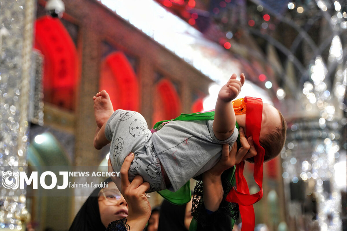 مراسم شیرخوارگان حسینی در مشهد