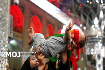 برپایی مراسم شیرخوارگان حسینی در حرم رضوی + فیلم