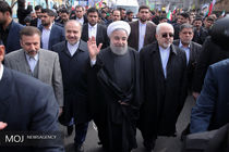 رییس جمهور به صفوف ملت ایران پیوست