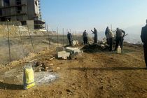 آغاز عملیات احداث  سایت ورزش  صبحگاهی در کمربندی آبیدر  سنندج  