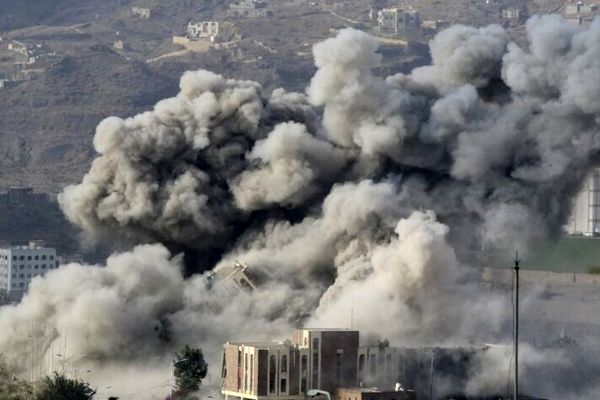 استان ضالع یمن توسط عربستان بمباران شد