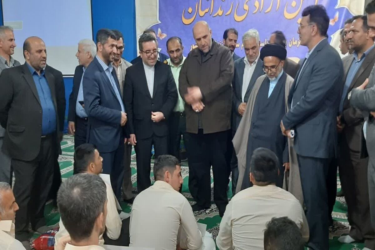 آزادی زندانی در آمل