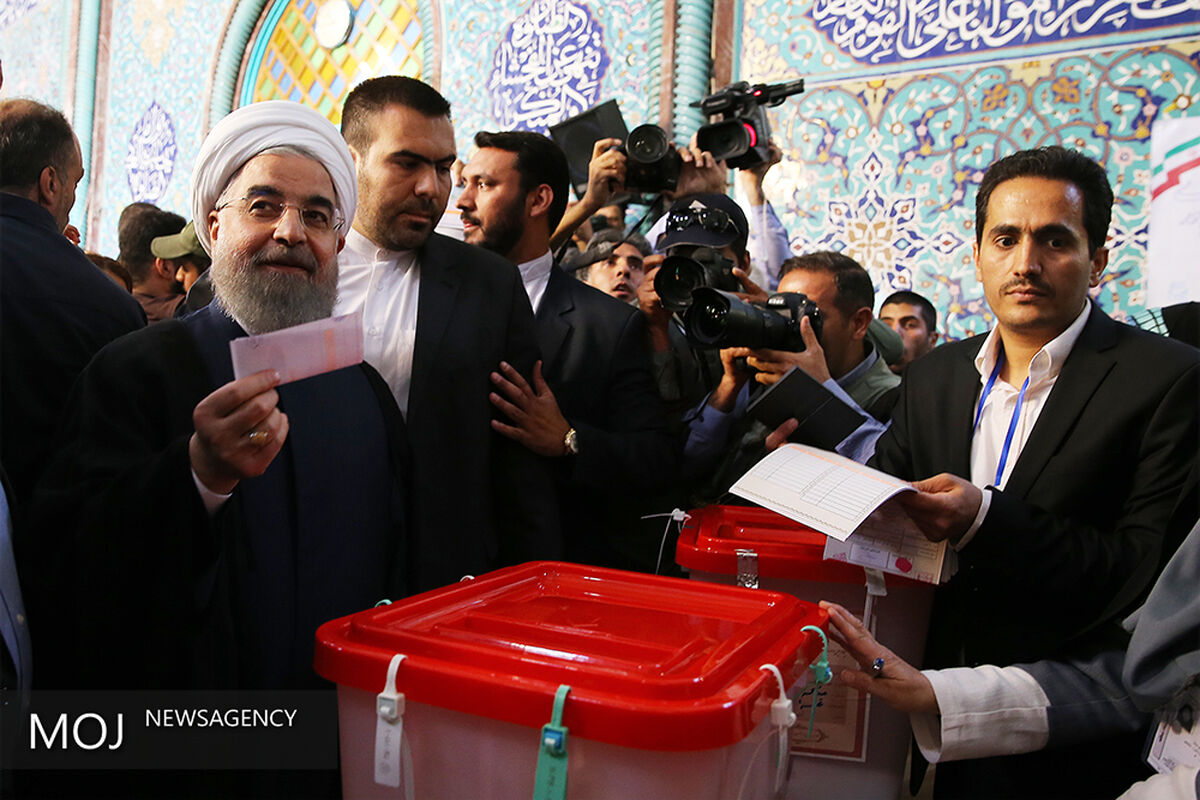 شرکت حسن روحانی در انتخابات