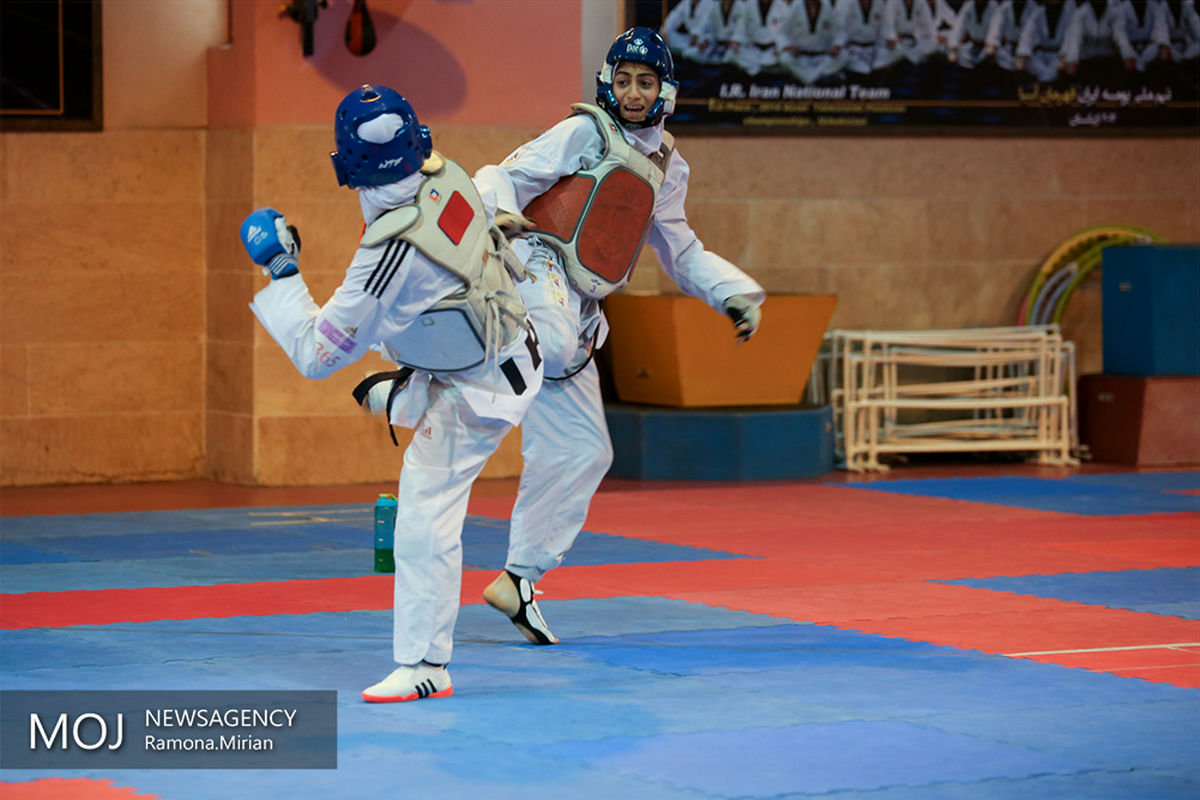 تمرین تیم ملی تکواندو بانوان