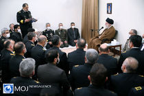 دیدار فرماندهان نیروی دریایی ارتش با رهبر انقلاب