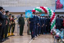 مراسم افتتاحیه مسابقات کشوری فوتسال  کارکنان سپاه از سراسر کشور
