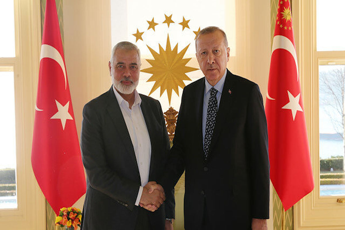 دیدار اردوغان و هنیه